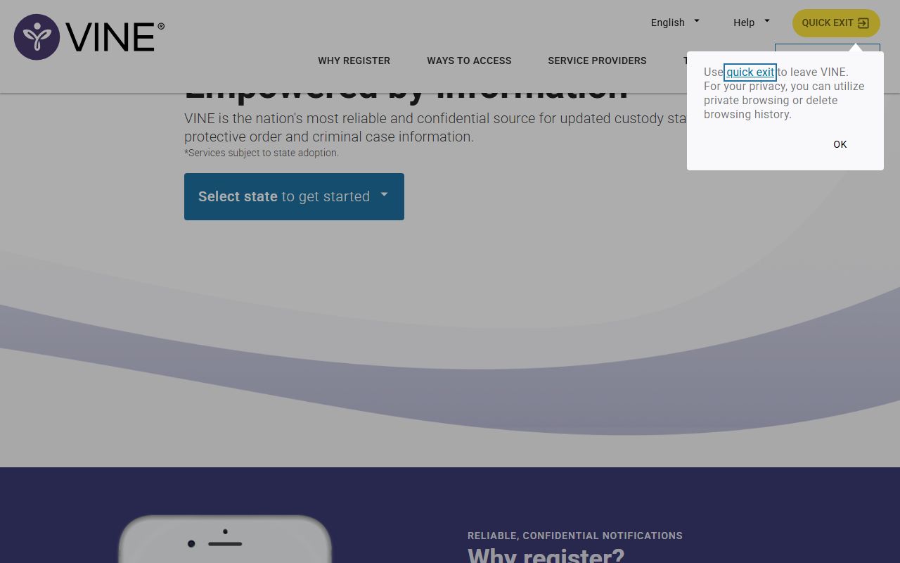 McCracken County traffic court records VINELink custody notification source